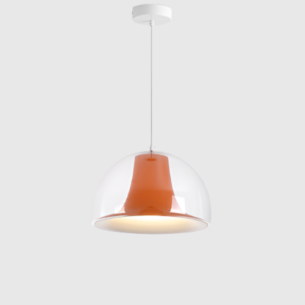 Élevez votre espace avec une magnifique lampe pendante en méduse – lampe contemporaine en verre et métal au design fluide et gracieux