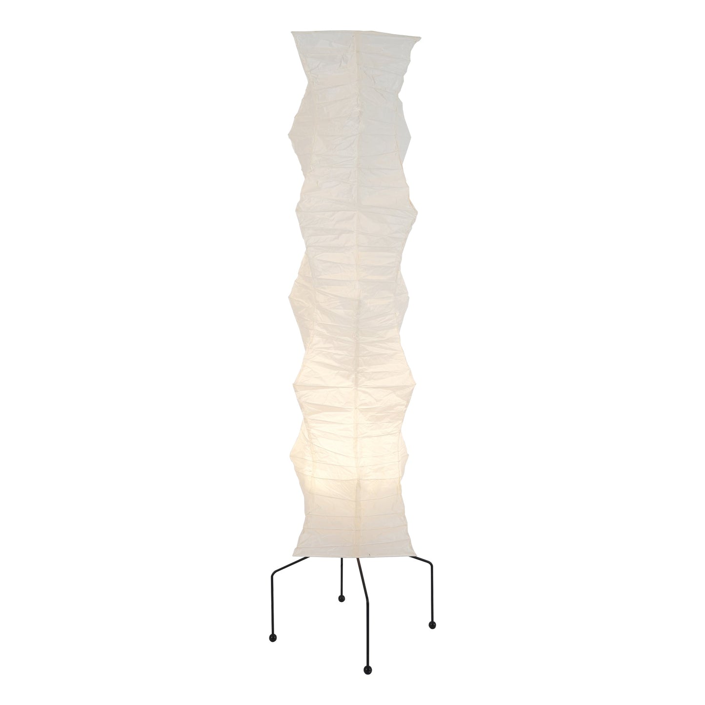 Lampadaire en papier de riz élégant – Éclairage sleek et stylé pour votre salon et votre chambre à coucher