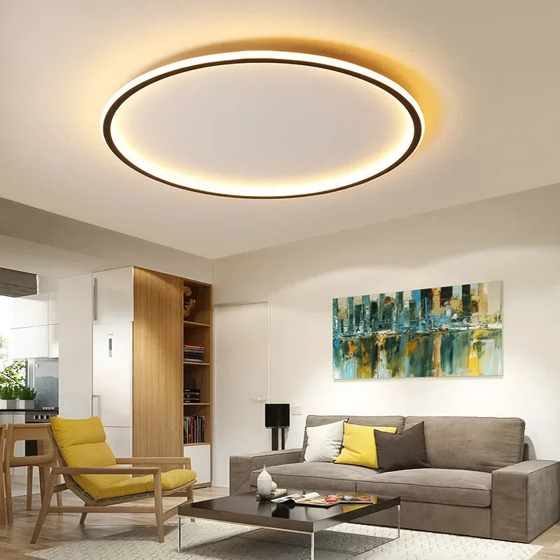 AuroraGlobe LED Ceiling Lamp – Elegant Scandinavian Round Design for Contemporary and Functional Lighting