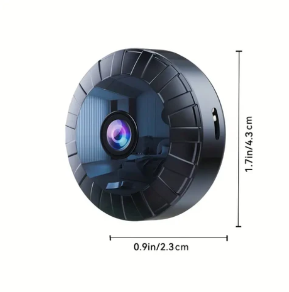 Kompakt 4K WiFi säkerhetskamera – Mångsidig vattentät övervakning för inomhus- och utomhusbruk