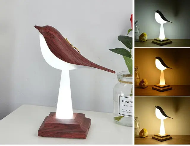 Lampe de Table MissBird V2 Ekster – Un Design Éblouissant, Inspiré de la Nature avec des Oiseaux Élégants
