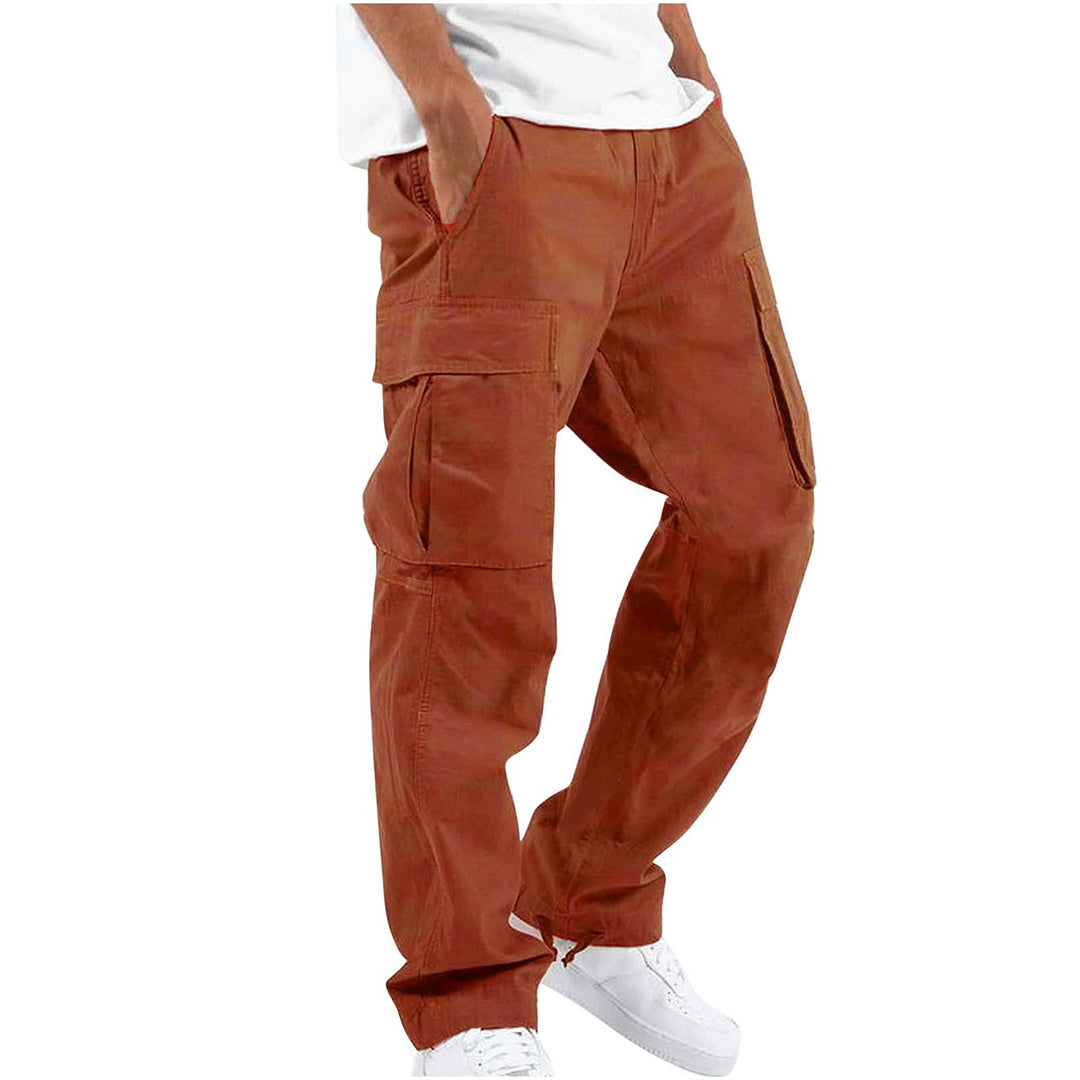 Pantalon Cargo Homme en Coton, Confort Optimal et Style Moderne avec Poches Pratiques - Idéal pour Bureau et Loisirs