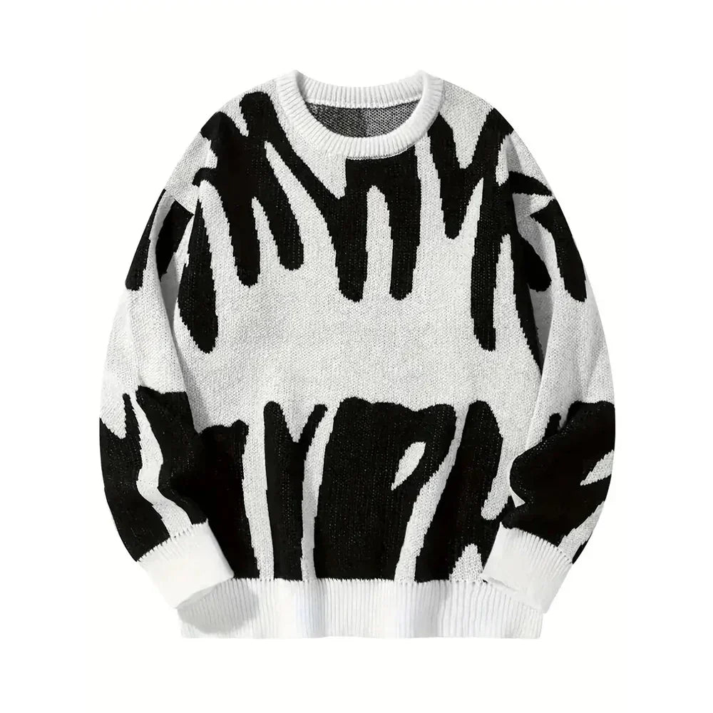 Pull pour homme à col rond Roelof - Style moderne et confort supérieur pour l'hiver