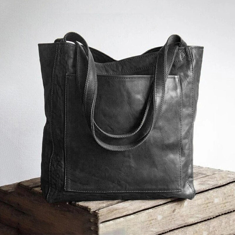 Sac à main en cuir vegan Eveline chic et pratique – Parfait pour toutes les occasions