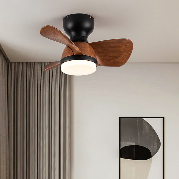Ventilateur de plafond en bois élégant avec éclairage LED – Découvrez l'élégance moderne et un confort ultime