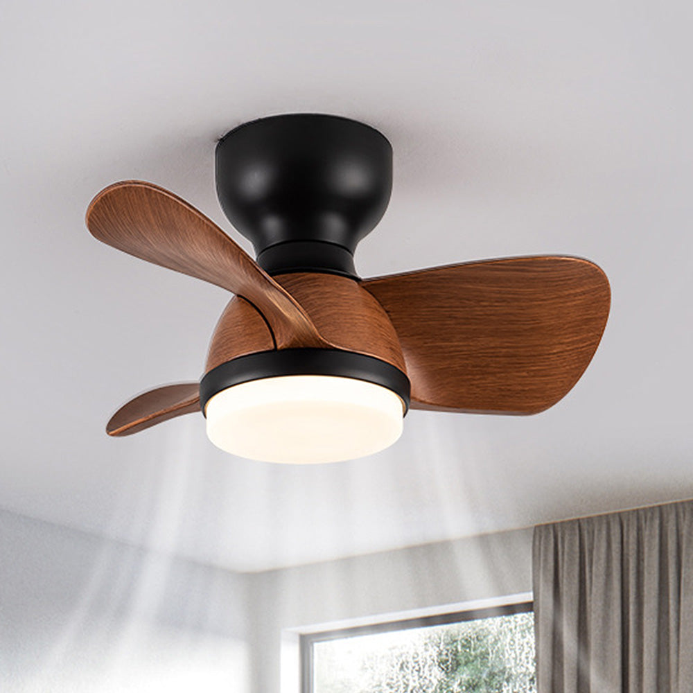 Ventilateur de plafond en bois élégant avec éclairage LED – Découvrez l'élégance moderne et un confort ultime