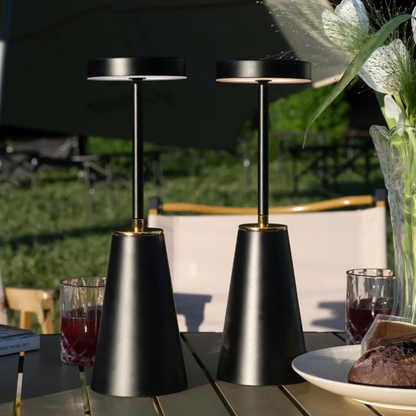 Lampe de Table LED sans Fil LumiFlex - Dimmable avec Fonction Mémoire Pratique et Charge USB