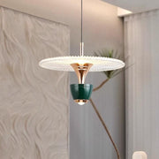Elegant Circular LED Chandelier – Chic and Contemporary Lighting for Your Living Room and Kitchen