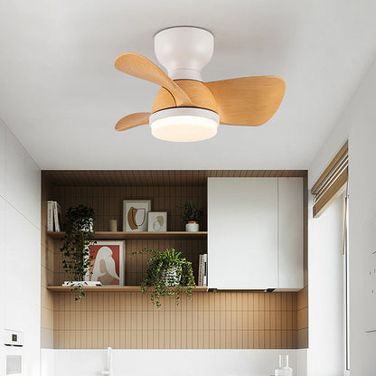 Ventilateur de plafond en bois élégant avec éclairage LED – Découvrez l'élégance moderne et un confort ultime
