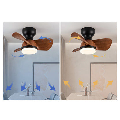 Ventilateur de plafond en bois élégant avec éclairage LED – Découvrez l'élégance moderne et un confort ultime