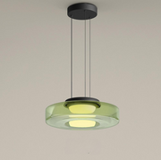 Superb glass pendant lamp in the shape of a moon – Chic and versatile indoor lighting