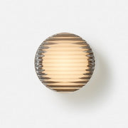 Elegant round LED wall sconce – Warm ambiance with Mylk glass diffuser for living room and bedroom decoration