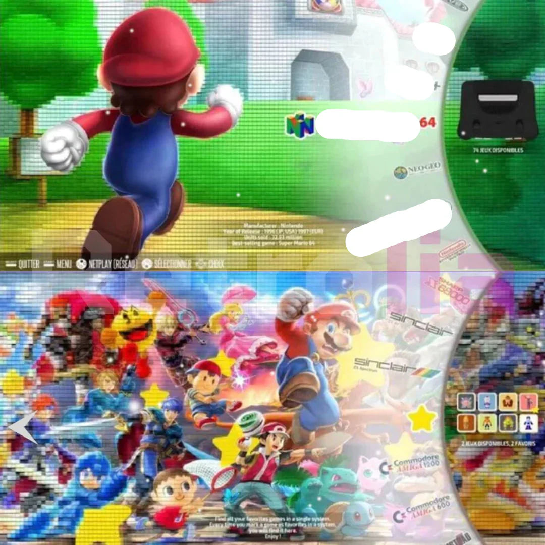 Console de jeu rétro ultime 4K – Plus de 20 000 jeux classiques prêts à jouer !