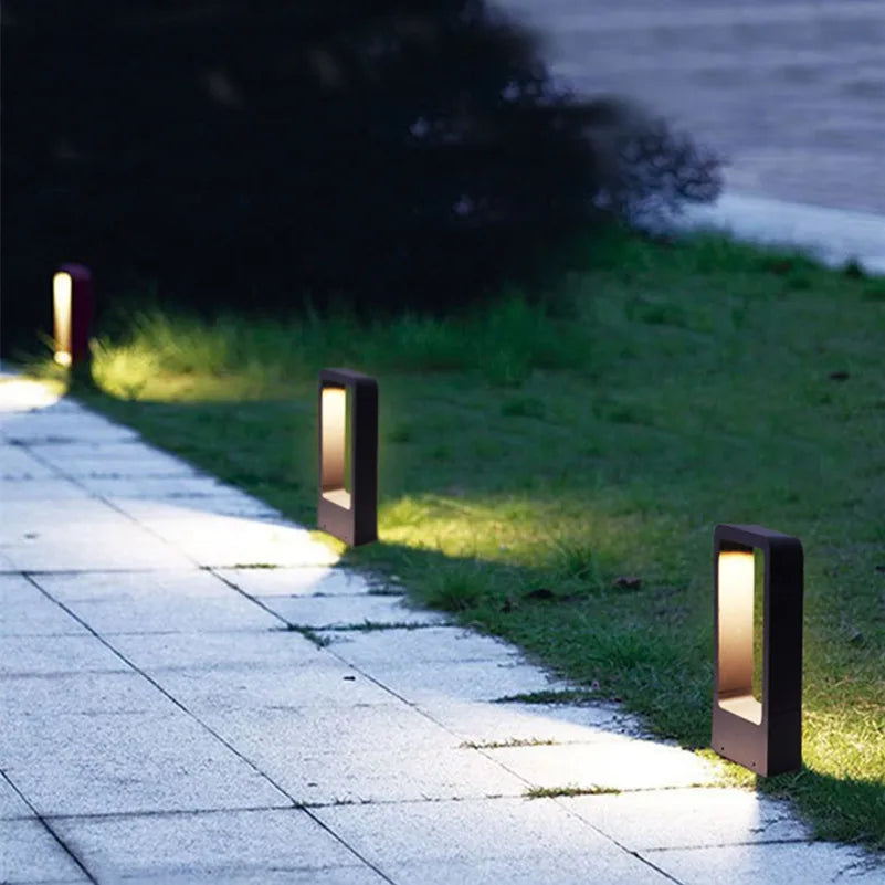 TerraLuxe Luminaire de Jardin Extérieur Élégant – Éclairage Extérieur Sleek et Résistant aux Intempéries