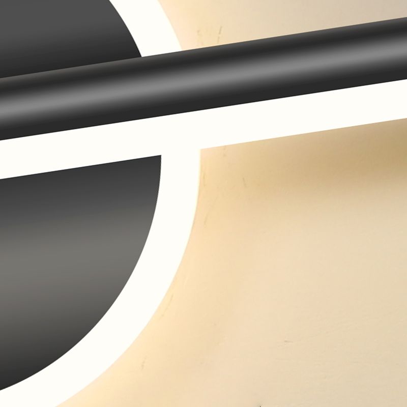 Applique murale LED moderne et élégante – Métal et silicone résistants aux intempéries pour une ambiance extérieure économe en énergie