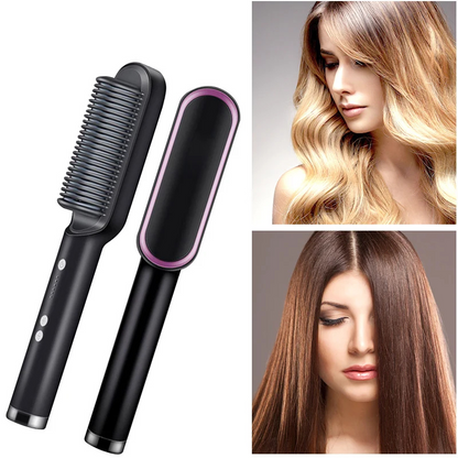 Brosse de Lissage Radiante – Obtenez des Cheveux Lisses et Sans Frisottis en Un Rien de Temps !