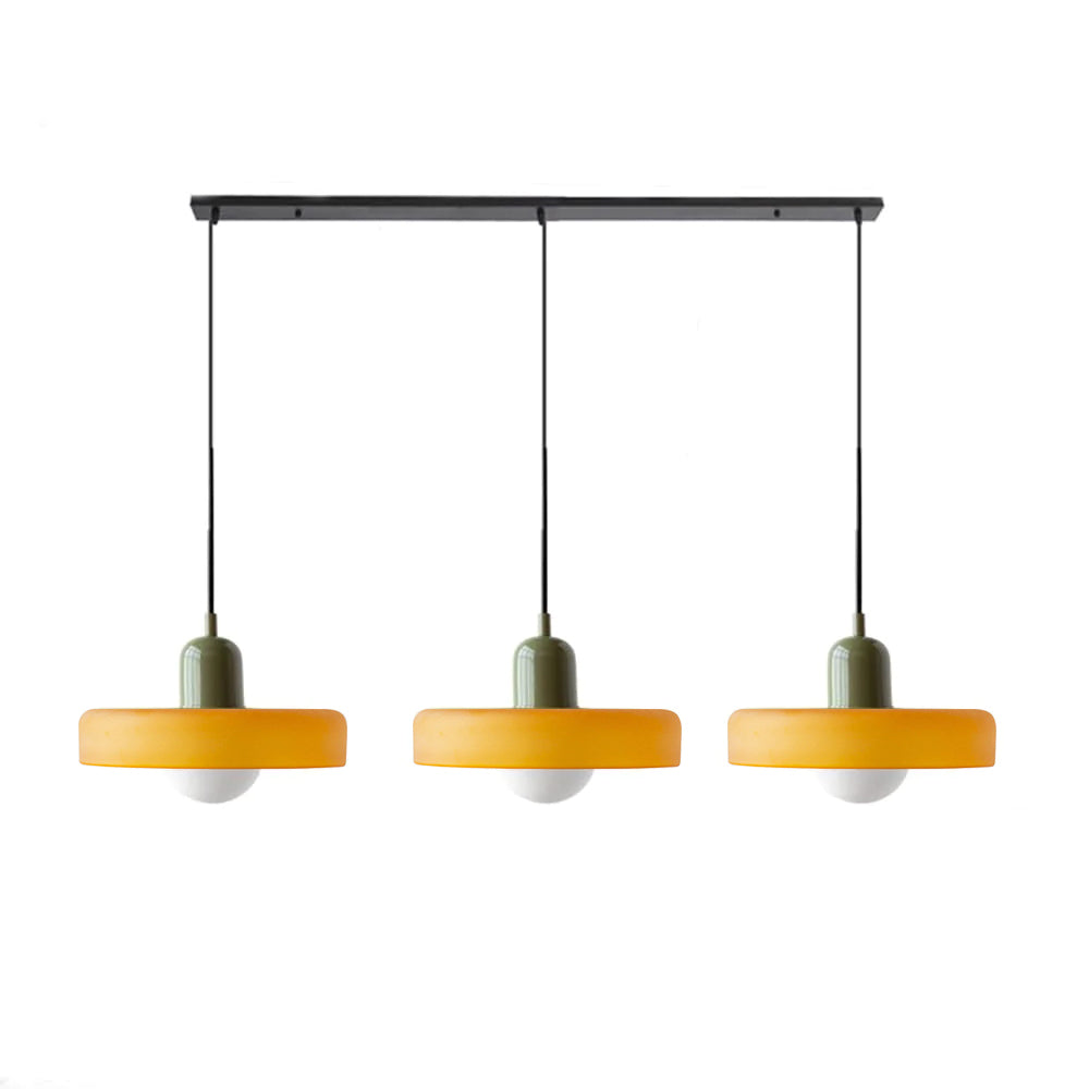 Suspension Bauhaus élégante – Design en verre chic pour rehausser vos espaces de vie et de salle à manger