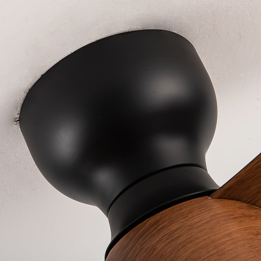 Ventilateur de plafond en bois élégant avec éclairage LED – Découvrez l'élégance moderne et un confort ultime