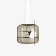 Suspension en Verre Sleek Plot - Lampe LED Suspendue Élégante pour une Ambiance Chaleureuse