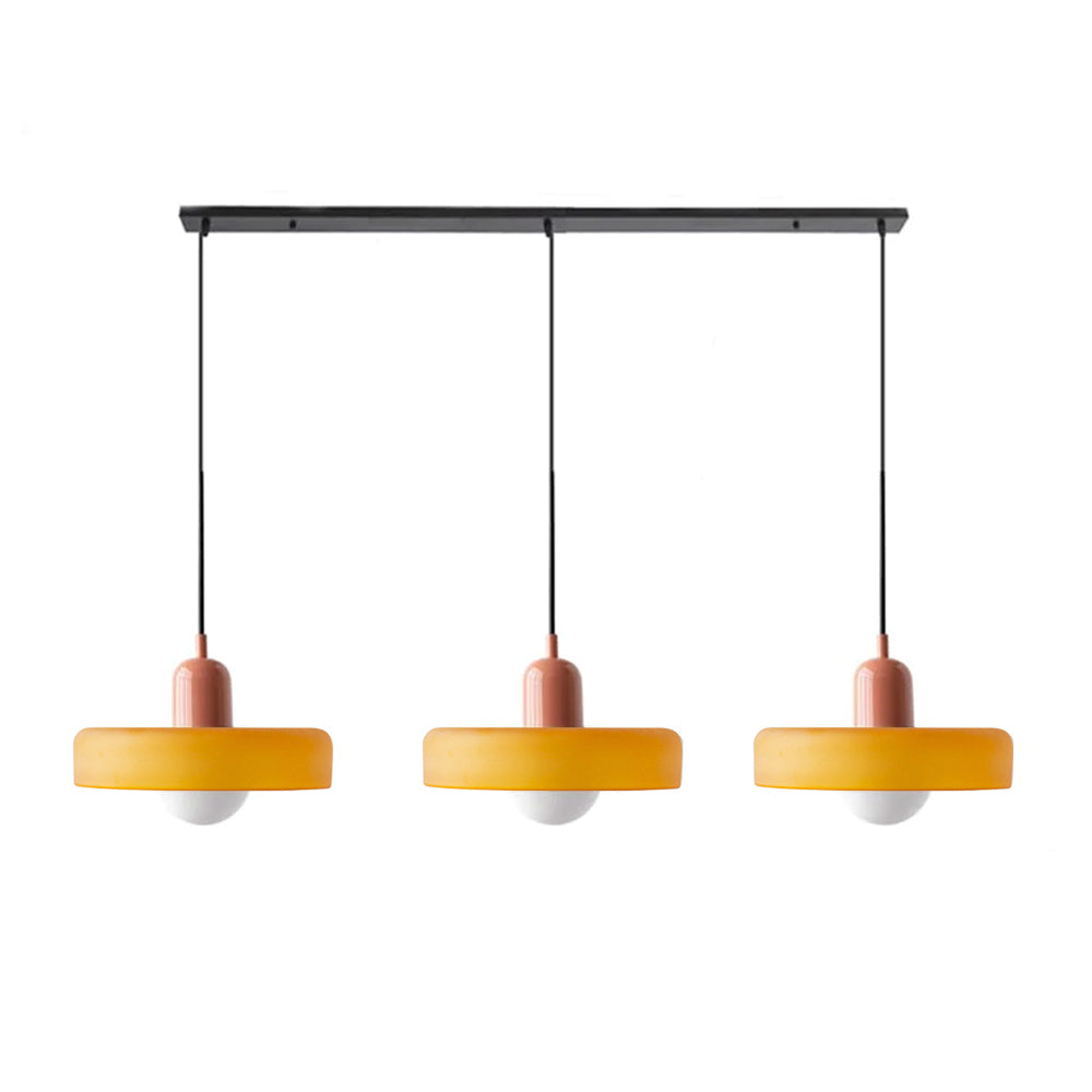 Suspension Bauhaus élégante – Design en verre chic pour rehausser vos espaces de vie et de salle à manger