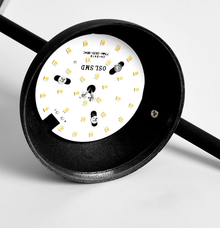 Mångsidig hänglampa Tiraha – Häpnadsväckande elegans i aluminium och akryl