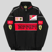 Veste de course Ferrari classique – Mode de sport automobile unisexe intemporelle
