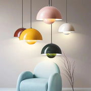 AuroraGlo V2 Pendant Light - Elegant LED Lamp with a Flower Pot Design and Chic Scandinavian Elegance