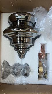 Elegant glass and brass pendant – Stylish lighting for your living room and kitchen