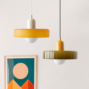 Lustre en Verre Bauhaus - Étreignez l'Élégance Artistique avec une Touche Moderne