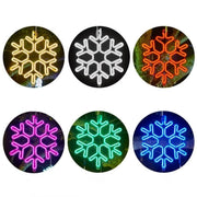 Waterproof LED Snowflake Star Garland – Perfect for Outdoor Holiday Decorations