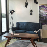 Industrial Pendant Light Karronade Nautical Charm – Elegant Metal Lamp for Your Living Room or Office