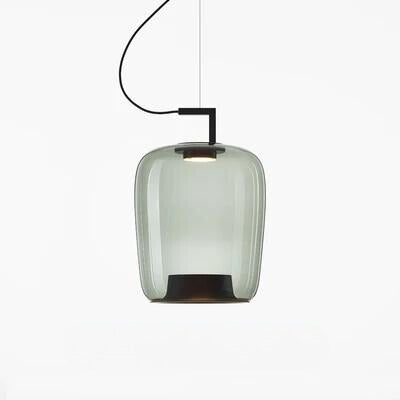 Modern Elegant LED Chandelier - Glass and Aluminum Design for Your Kitchen and Dining Room