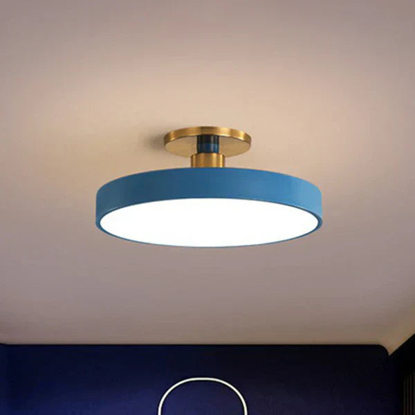 Plafonnier LED rond élégant – Une touche moderne chic pour l'éclairage de votre chambre