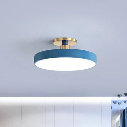 Plafonnier LED rond élégant – Une touche moderne chic pour l'éclairage de votre chambre