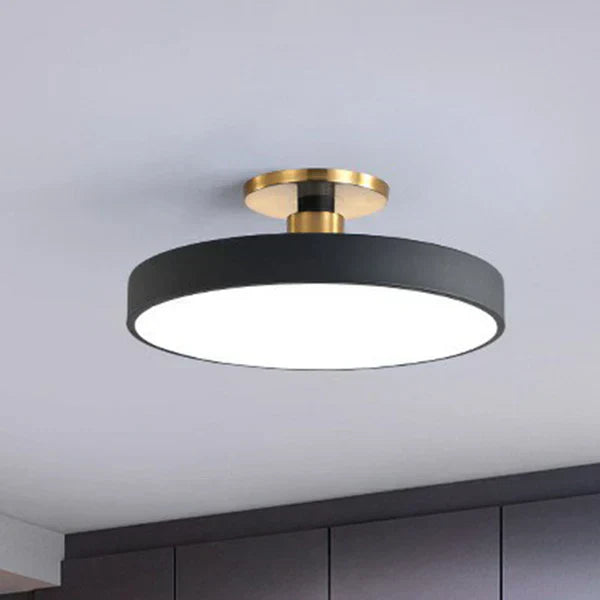 Plafonnier LED rond élégant – Une touche moderne chic pour l'éclairage de votre chambre