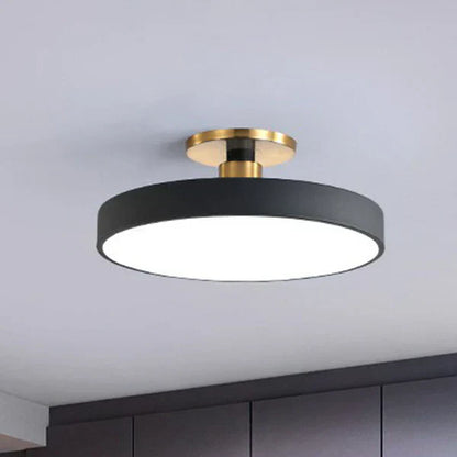 Plafonnier LED rond élégant – Une touche moderne chic pour l'éclairage de votre chambre