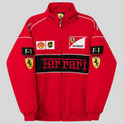 Veste de course Ferrari classique – Mode de sport automobile unisexe intemporelle