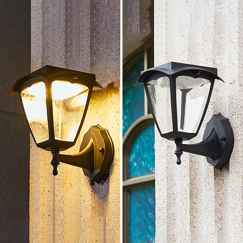 Lumineux mural solaire LED trapézoïdal élégant – Éclairage extérieur durable et stylé