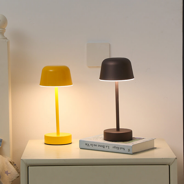 Elevate your space with the Prisma Pulse Flare table lamp - A stylish rechargeable lamp with customizable brightness