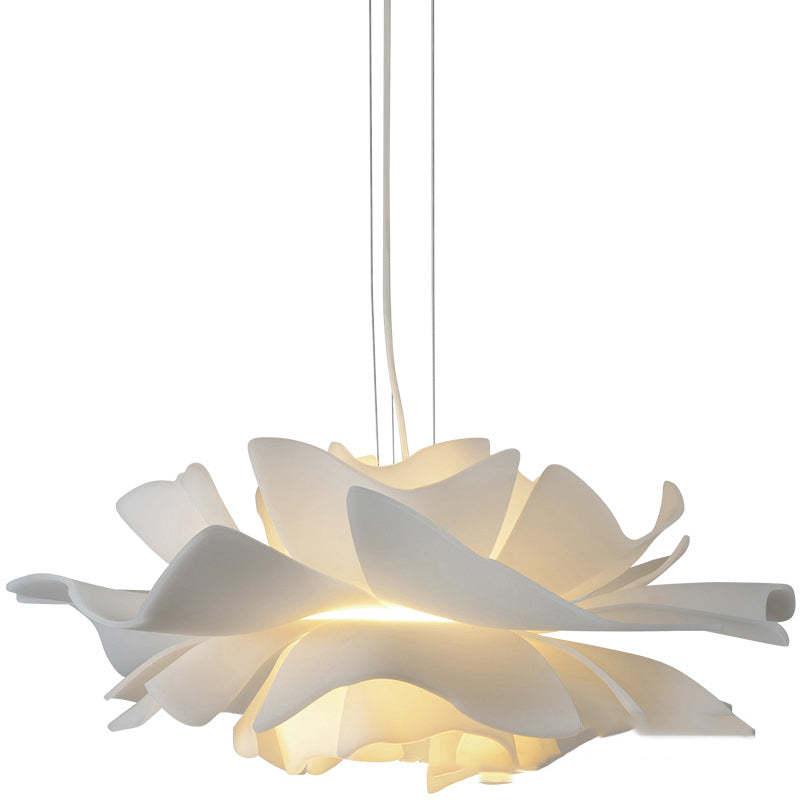 Suspension Élégante Bella Fleur – Lampe en Métal et Acrylique au Motif Floral Magnifique