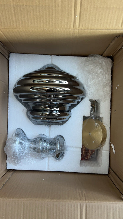 Suspension en verre et laiton élégant – Éclairage stylé pour votre salon et votre cuisine