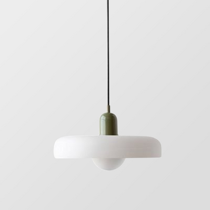 Suspension en verre Bauhaus élégante - Où la fonction moderne rencontre le minimalisme élégant