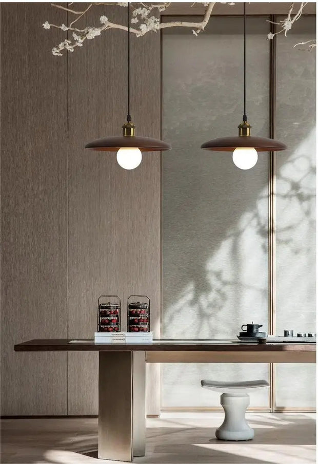 Handmade wooden ceiling lamp Dopwii – A touch of modern elegance