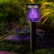 All-weather solar and USB mosquito lamp - Effective waterproof LED insect trap for outdoor adventures