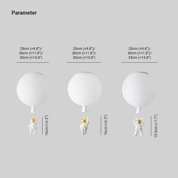 Dazzling Astronaut Moon LED Pendant Light – A One-of-a-Kind Space-Inspired Ceiling Light