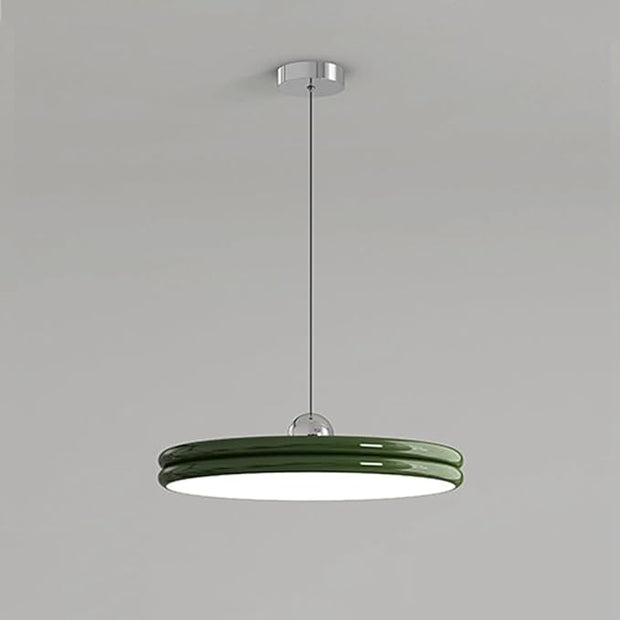 Elegant dimmable LED suspension - Customizable cable length with metallic finish and stylish acrylic