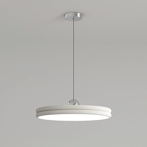 Elegant dimmable LED suspension - Customizable cable length with metallic finish and stylish acrylic