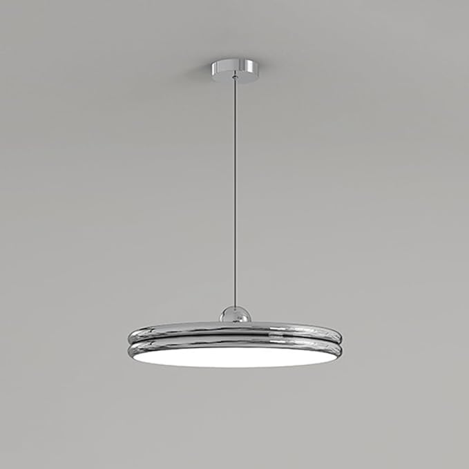 Elegant dimbar LED-lampa med upphängning - Anpassningsbar kabel längd med metallisk och stilren akrylfinish