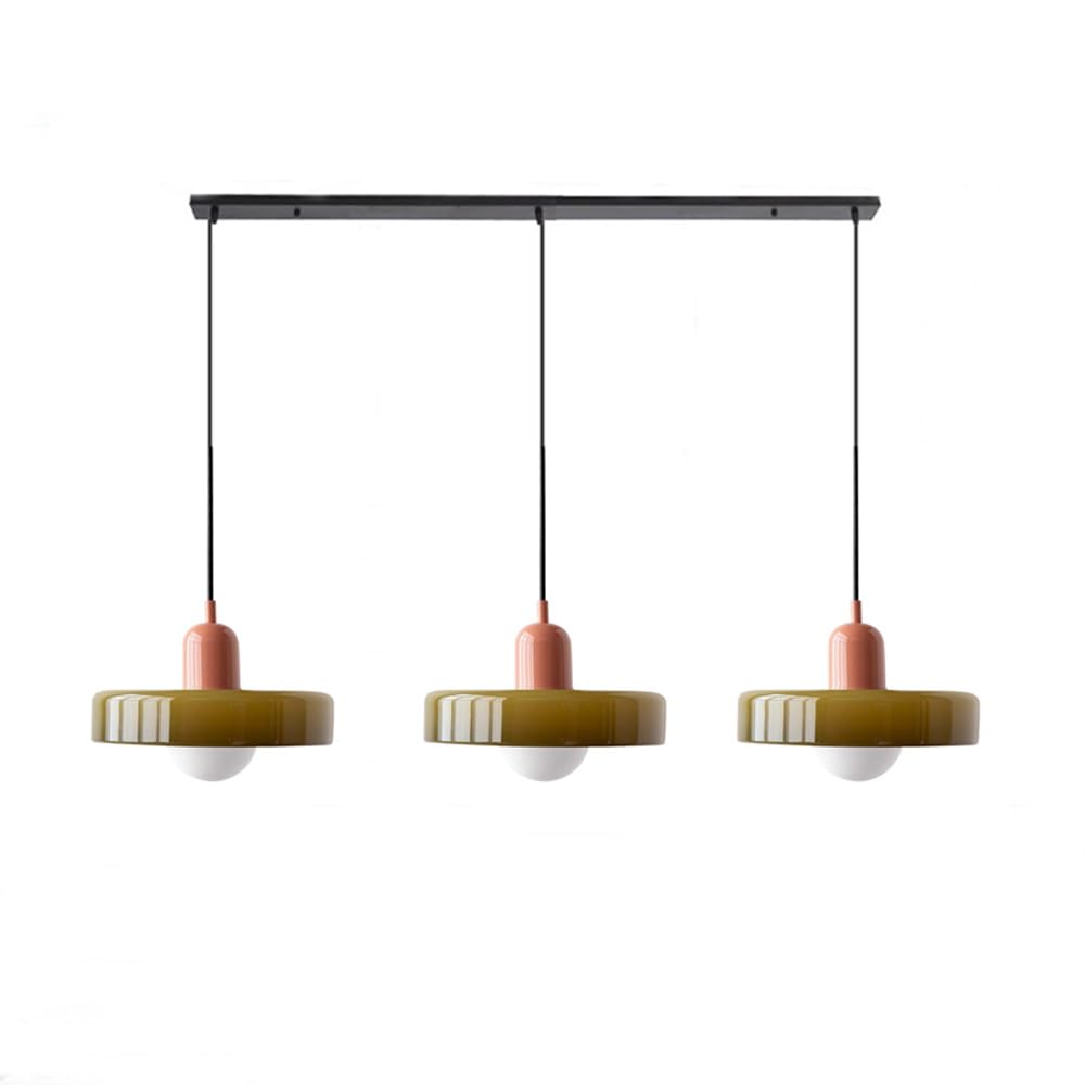 Suspension Bauhaus élégante – Design en verre chic pour rehausser vos espaces de vie et de salle à manger