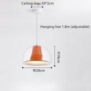 Elevate your space with a beautiful jellyfish pendant lamp – contemporary glass and metal lamp with a fluid and graceful design